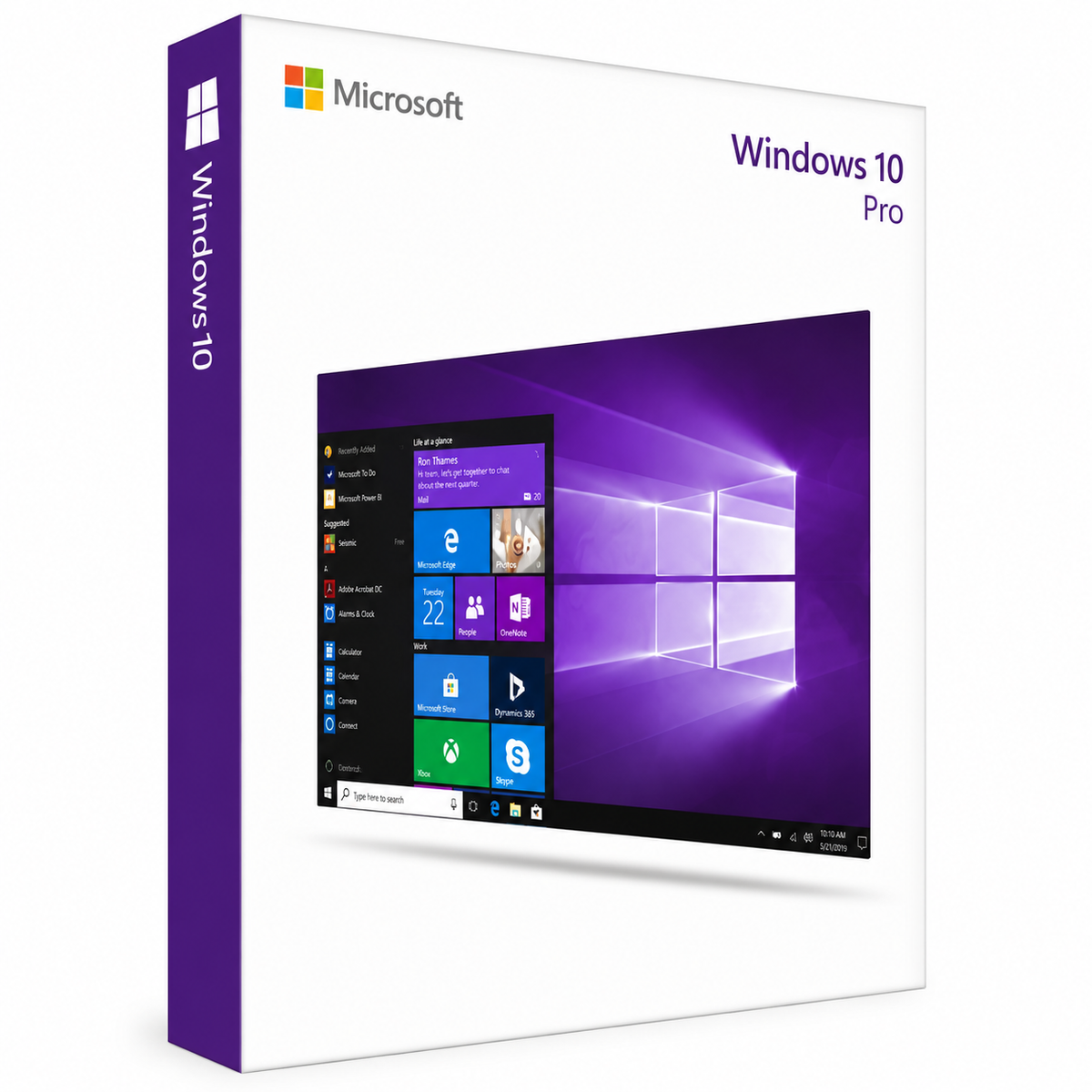 Microsoft Windows 10 pro – Clé d’activation