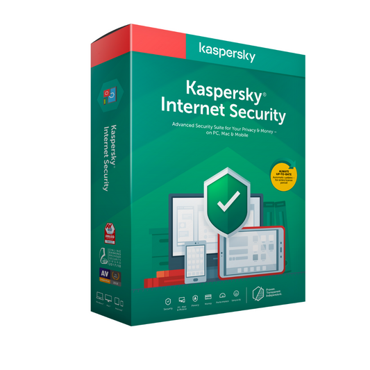Kaspersky Internet Security 2021 - 2 Ans / 10 Appareils -